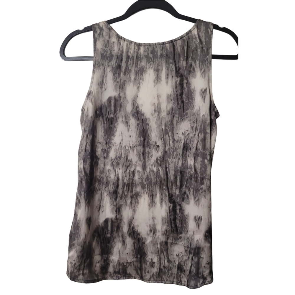 I Heart Ronson Gray and Black Tie-Dye Sleeveless Tank Top Size XL - Picture 3 of 5
